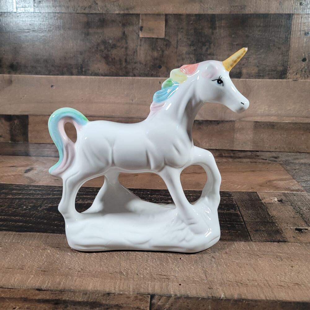 Prancing Unicorn Multi Colored Main and Tail